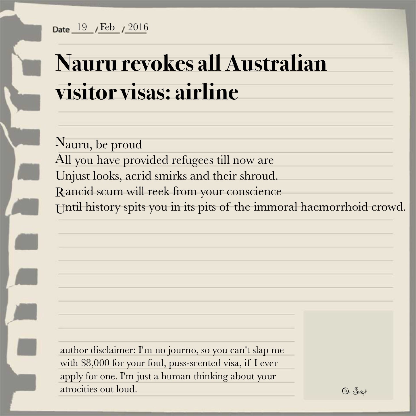 Nauru visas