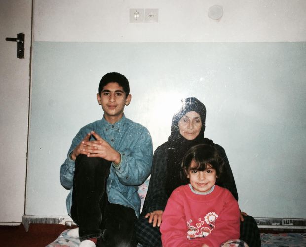nanny and me and sis